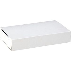 RAYHER Hobby 8147000 kartonnen doos, verpakking van 12, 11 x 6,5 x 2 cm, wit