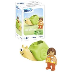 PLAYMOBIL JUNIOR 71699 Schommelslak met rammelfunctie, duurzaam speelgoed van biobased kunststof, voor kinderen vanaf 1 jaar