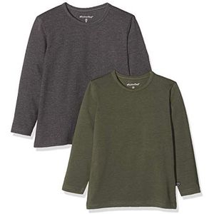 MINYMO T-shirt voor baby's, meisjes, meerkleurig (Beetle/grijs 978), 80, meerkleurig (Beetle/grijs 978)