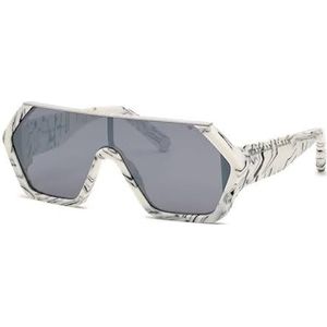 Philipp Plein Sunglasses SPP047 Zonnebril voor heren, meerkleurig, één maat