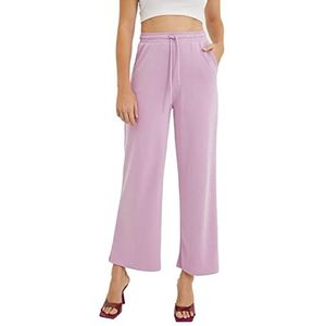 Koton Relax Fit Trousers Modal Blended Pantalon de survêtement Femme, Violet (263), S