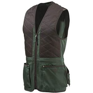 BERETTA Schietvest universeel voor heren en dames, groen/bruin, trap en skeetvest, uniseks