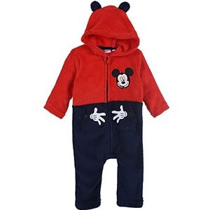 Mickey Mouse, pyjama-jumpsuit, babyjongens, Rood