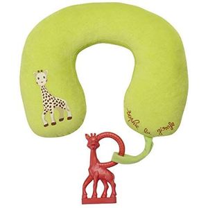 Sophie la girafe Babykussen, nek- en hoofdsteun, met bijtspeelgoed