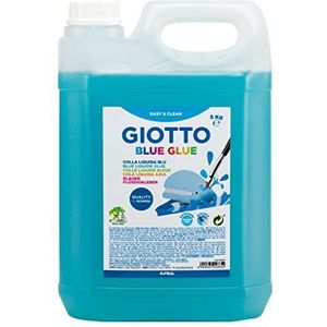 Giotto - Blauwe lijm 5 kg vloeibaar, kleur blauw, F546200