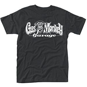 Plastic Head Gas Monkey Garage Dallas Texas T-shirt, zwart (zwart), maat S heren, Zwart
