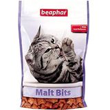 Beaphar Malt Bits - Voor katten - Ondersteunt natuurlijk de uitstroom van ingeslikt haar - Kattensnacks - 1 verpakking (1 x 150 g)