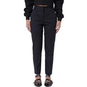 Pinko Beau Pantalon Satin Technique Léger Élégant Femme, Z99_Noir Limousine, 40