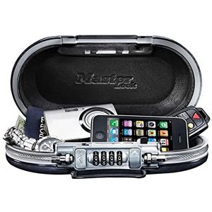 Master Lock Mini-reiskluis met kabel - 5900EURD - Beveilig je bezittingen tijdens reizen
