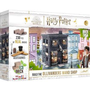 Trefl - Brick Trick Harry Potter: Olivander's Wand Shop - Bouwen met bakstenen, Olivander winkel met toverstokken, eco bakstenen, 230 bakstenen