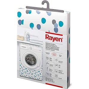Rayen 84 x 60 x 60 cm serie Medium Charge Frontale | overtrek voor wasmachine en droger met ritssluiting blauw
