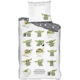 Gamesland Star Wars Baby Yoda Bed Linen 140 x 200 cm, 100% katoen