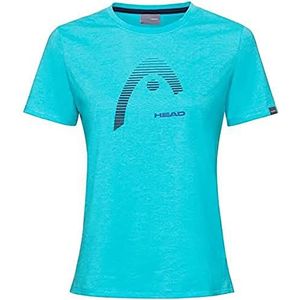 HEAD Club Lara T-shirt voor dames, blouses en T-shirts, Aqua