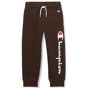 Champion Legacy American Classics B MaxiLogo Ultralight Powerblend Fleece Rib Cuff Unisex Trainingsbroek, Bruin