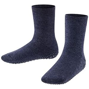 FALKE Catpads volledige pluche sokken voor kinderen, katoen/merinowolmix, warme kindersokken met siliconen print en pluche aan de binnenkant, per stuk verpakt, Blauw (Donkerblauw 6680)