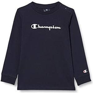Champion American Classics-TD L-s T-shirt, korte mouwen, babyjongens, Blu Marino, 2 jaar, Blu Marino