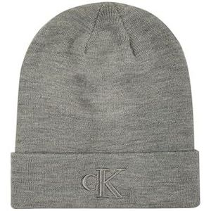 Calvin Klein Men's Cuff hoed voor koud weer heren, Medium Grijs Heather