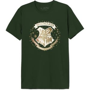 HARRY POTTER Heren T-shirt, Groen, XL, Groen