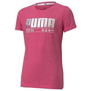 PUMA Alpha Tee G T-shirt voor meisjes, Roze