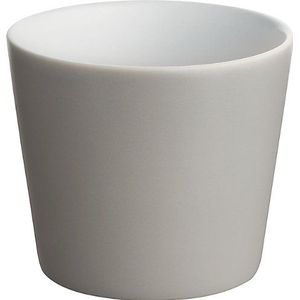 Alessi Dc03/41 Lg Tonale keramische glas Stoneware, Light Grey, 4-delige set