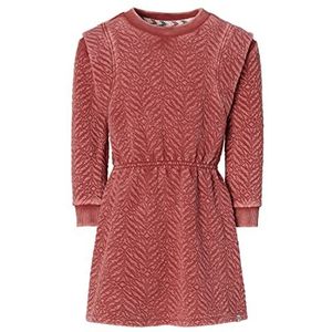 Noppies Meisjes Jurk met lange mouwen Kouts Allover Print Casual Jurk Meisjes Henna - P635, 110, henna p635