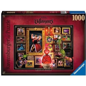 Villainous: Queen of Hearts Puzzel (1000 stukjes, Disney thema)