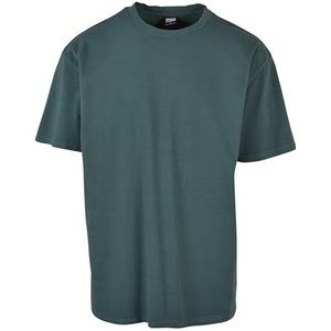 Urban Classics T-shirt met kleuren voor zwaar kleding; T-shirt voor heren, Fles Groen