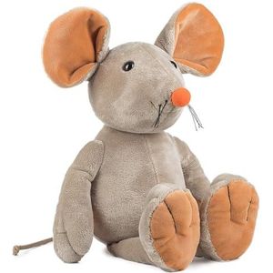 Schaffer Knuddel mich! 4753 Eddi pluche muis, 37 cm, grijs