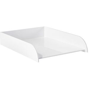 Osco ASLT-OW Hi-Gloss Stacking Letter Tray - wit
