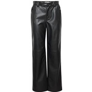 ICHI Ihsia Pa dames casual broek, 194008/zwart, 42, 194008 / zwart
