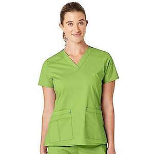 WonderWink dames medische blouse ondoorzichtig, Apple Groen