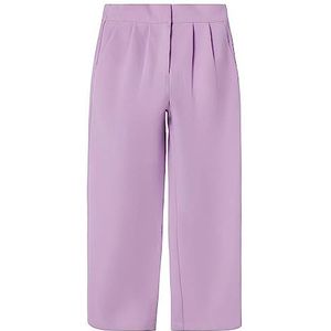 Bestseller A/S Nkfsusie Wide Pant Noos meisjesbroek, Paarse tule