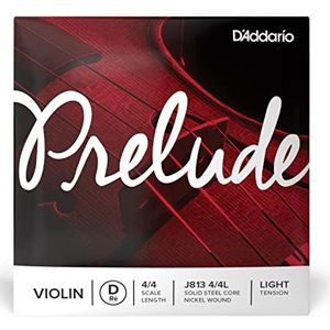 D'Addario Prelude enkele D-snaar voor viool (4/4-formaat), lichte spanning