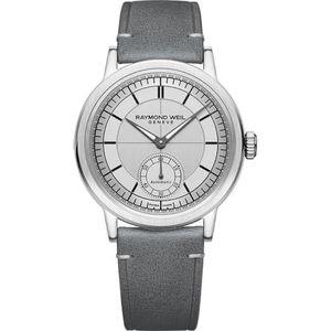 Raymond Weil - Montre Automatique - Gris - Cuir - 39,5 mm