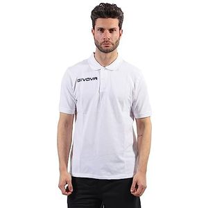 GIVOVA MA005-0003-6XS poloshirt wit, 6XS voor heren, wit, 6XS, Wit.