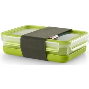 Tefal K3100212 - Masterseal to go - Rechthoekige lunchbox met vakken met bord - 1,2 l - groen
