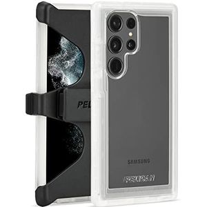 Pelican Voyager - Samsung Galaxy S23 Ultra hoesje (6,8 inch) [MIL-STD valbescherming] [draadloos opladen] Samsung Galaxy S23 Ultra telefoonhoesje met riemclip