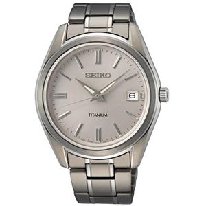 Seiko Herenhorloge met roestvrijstalen armband, Wit