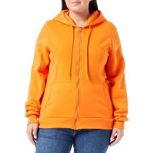 Libbi Sweat à capuche zippé élégant en polyester pour femme Rose Taille XL, rose, XL