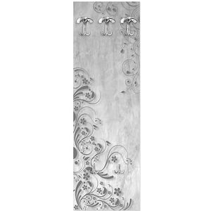 Lupia Wandgarderobe Modern Flowers Grey 49 x 139 cm