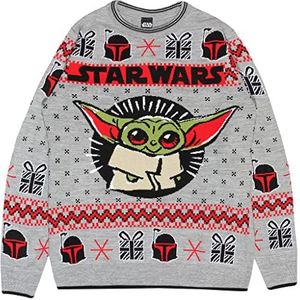 Star Wars The Mandalorian The Child Christmas gebreide trui, volwassenen, XS-5XL, officiële merchandise, Multicolord2, 4XL, multicolord2
