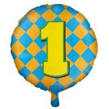 Happy Foil Balloons, 1 jaar, 6 stuks