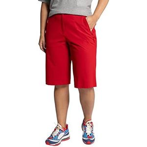 Ulla Popken, Dames, grote maten, functionele bermuda broek dames, Rood