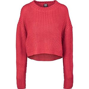 Urban Classics Dames sweatshirt Loose, Vuur Rood