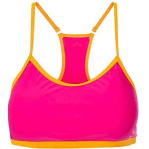 Trespass Ziena bikinitop voor dames, met racerback-bandjes en afneembare pads, Heet Roze.