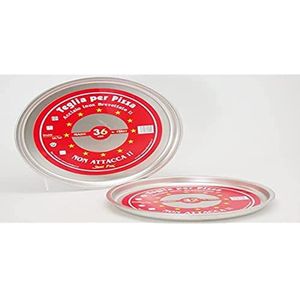 STEEL Pizza pan, rond, antiaanbaklaag, 24 potten