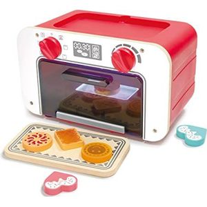 Hape Magische keukenoven – voor kinderen vanaf 3 jaar – interactief imitatiespel keuken, innovatieve functie – interactief speelgoed met geluiden, licht en timer – rollenspel