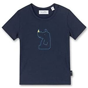 Sanetta T-shirt voor baby's en jongens, Indigo Blauw