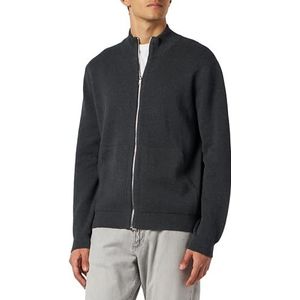 Seidensticker Cardigan zippé pour homme, gris, M