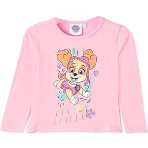 Disney T-shirt pour fille PAW23-1313 S1-3A - Rose, rose, 3 ans